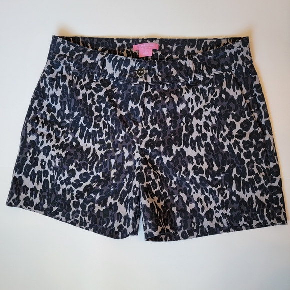 Isaac Mizrahi Pants - Isaac Mizrahi Leopard Print Women's Chino Shorts Size 6